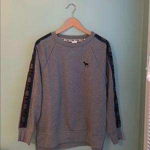 PINK Victoria’ Secret Gray Crewneck